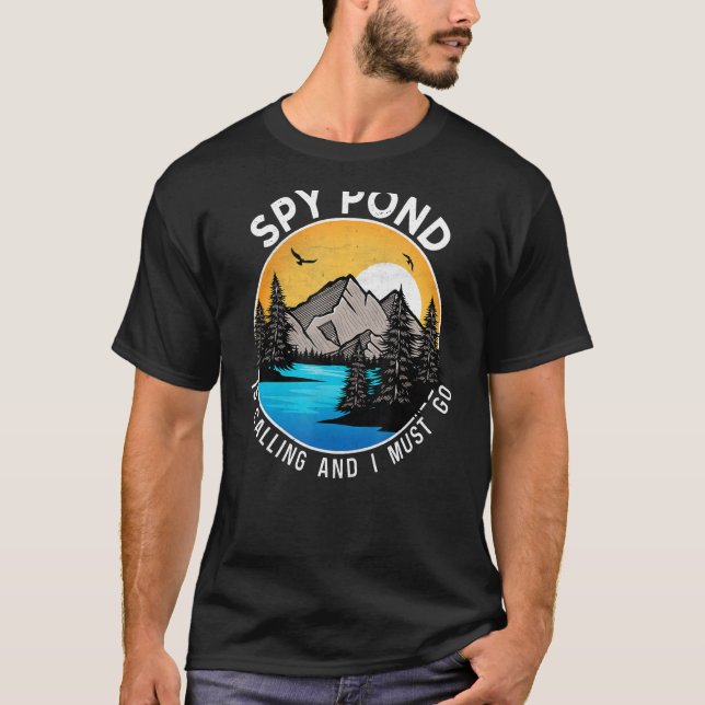 Camping Lakeview Spy Pond T-Shirt (Vorderseite)