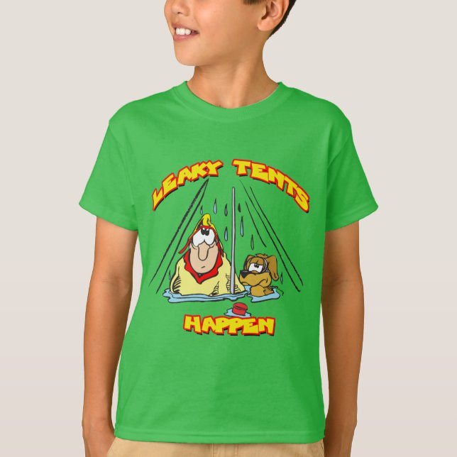 Camping-LeakyZents T-Shirt (Vorderseite)