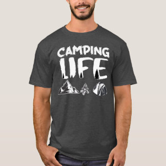 Camping Leben Camping Liebe Mädchen T-Shirt