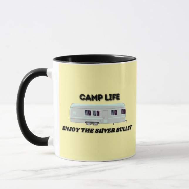 Camping-Leben Kaffeetasse (Links)