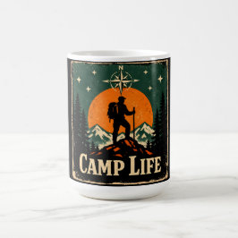 Camping-Leben – Outdoor-Living Naturstolz Kaffeetasse