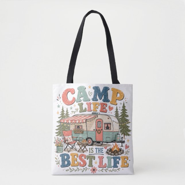 Camping-Leben Tasche (Vorderseite)