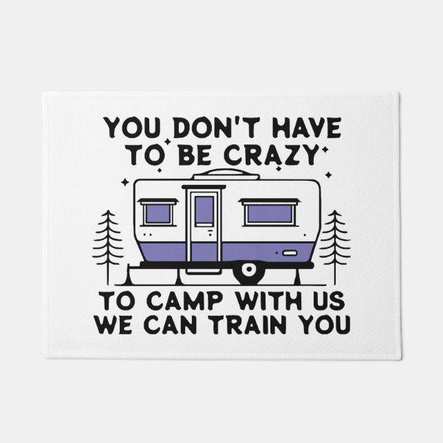 Camping Legend seit ewig Fußmatte (Vorderseite)