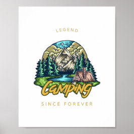 Camping Legend seit ewig Poster