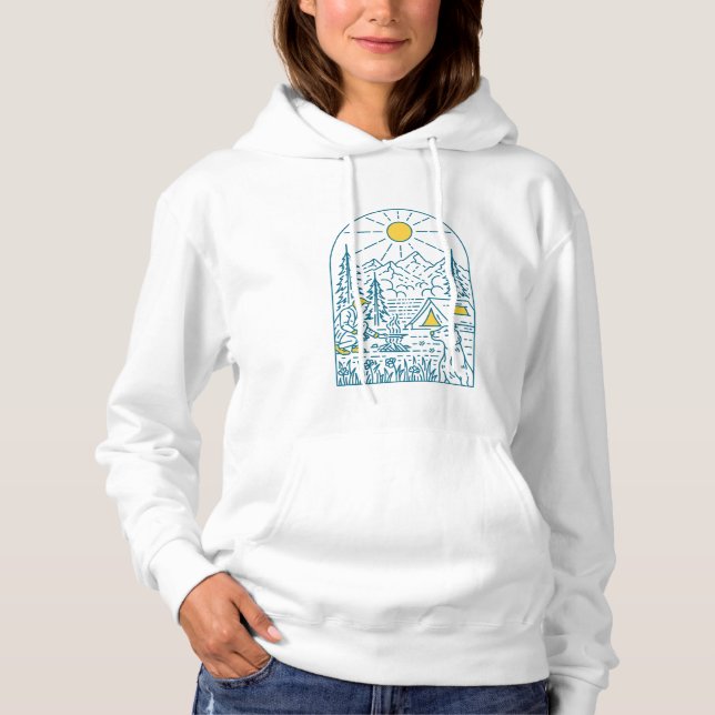 Camping Life 2 Hoodie (Vorderseite)