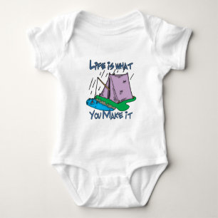 Camping Life Baby Strampler