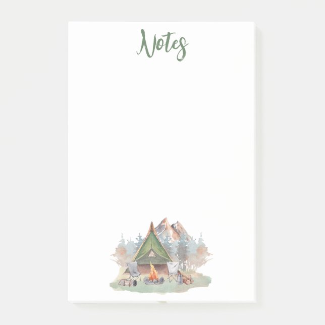 Camping Life Post-it Klebezettel (Vorderseite)