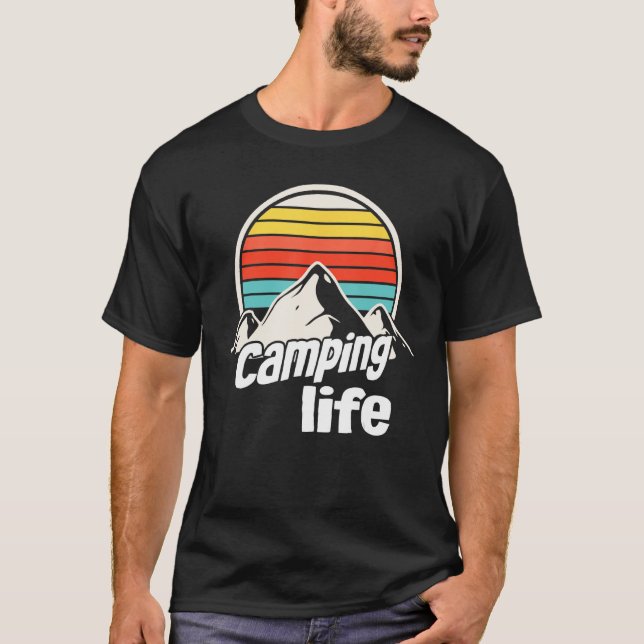 CAMPING LIFE T-Shirt (Vorderseite)