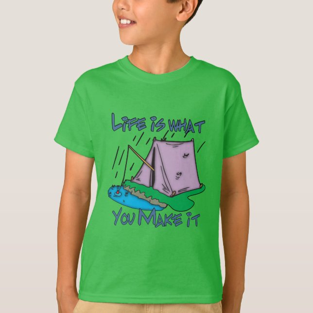 Camping Life T-Shirt (Vorderseite)
