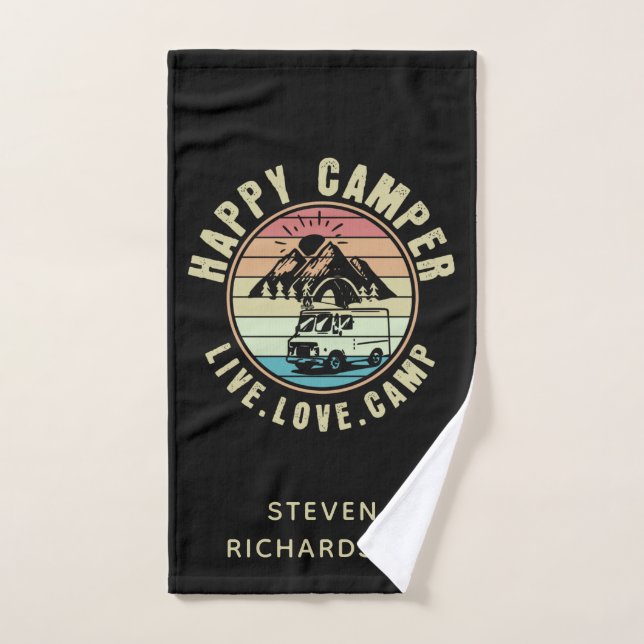 Camping - Live. Liebe. Lager im Freien Handtuch (Handtuch)