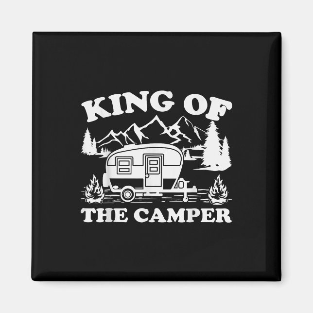 Camping Lover Camper Van King vom Camper Magnet (Vorne)