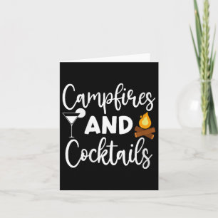 Camping Lover Campingplatz für Damen und Schwanz Karte