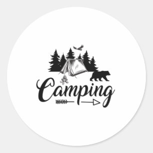 Camping Lover - Cooles Camping Runder Aufkleber