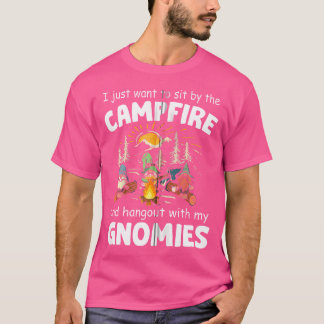 Camping Lustiger Gnom-Treff Mit Meinen Gnomies Lag T-Shirt