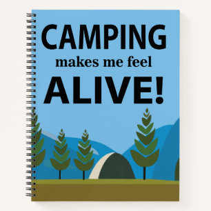 Camping Macht Mich Lebendig Camping Notizbuch