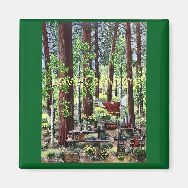 Camping Magnet (Vorne)