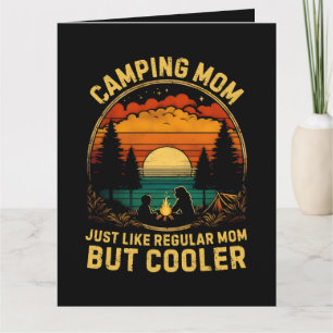 Camping-Mama, genau wie eine normale Mama Dankeskarte