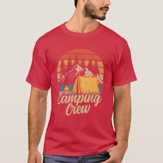 Camping-Mannschaft Camping-Gruppe Passende Familie T-Shirt