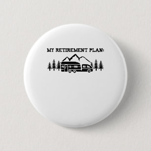 Camping Mein Rentenplan Natur T-Shirt Camper H Button