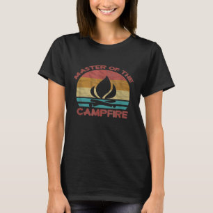 Camping Meister des Lagerfeuer-Shirts Vintage Camp T-Shirt