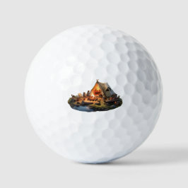 Camping mit Golfplätzen Golfball