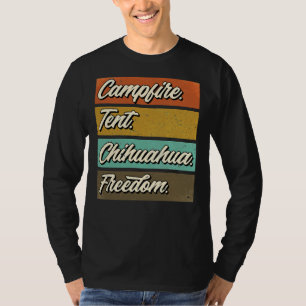 Camping mit meinem Chihuahua-Hund T-Shirt