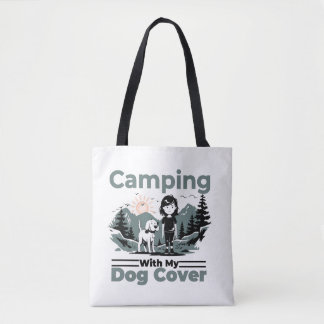 Camping mit meinem Hund Mehrwegbeutel Tasche