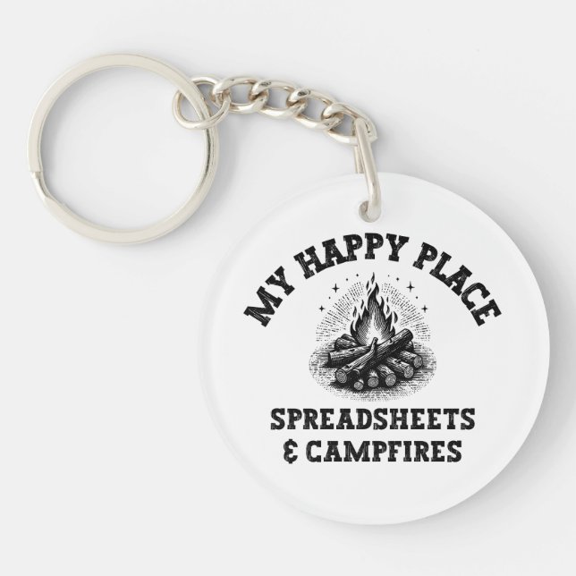 Camping Mode: Aus dem Raster - lustiges Geschenk f Schlüsselanhänger (Vorderseite)