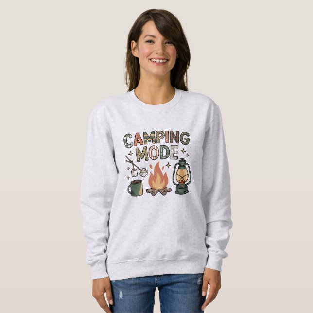 Camping-Modus  Sweatshirt (Vorne ganz)