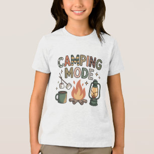Camping-Modus Tri-Blend Shirt