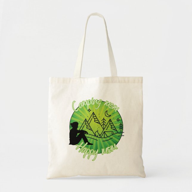 Camping Mom - Happy Mama, niedliche Tasche für Mam (Vorne)