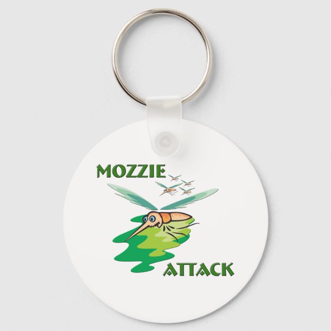 Camping Mozzie Schlüsselanhänger (Vorderseite)
