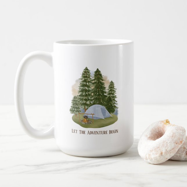 Camping Mug (Avec donut)