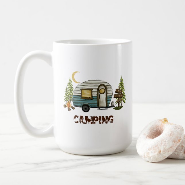 Camping Mug (Avec donut)