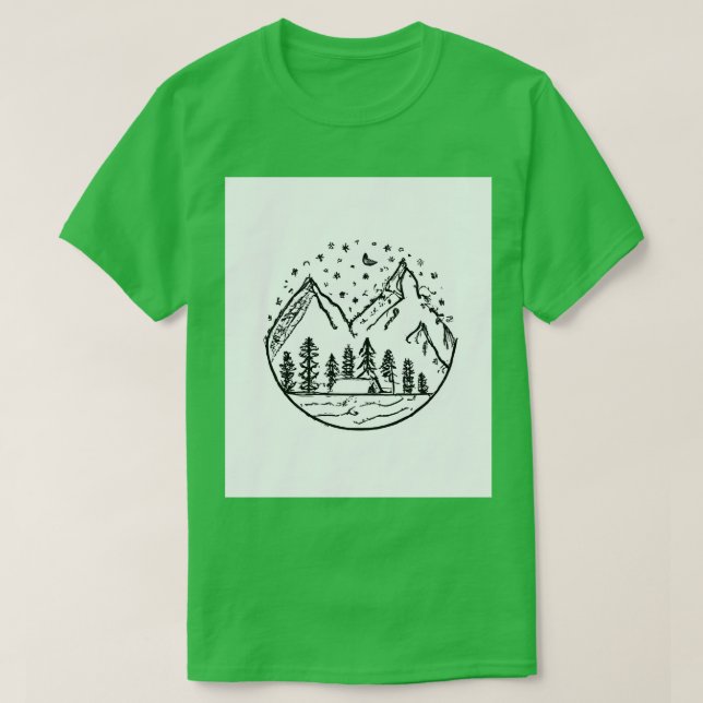 Camping-Nachahmung 2 T-Shirt (Design vorne)