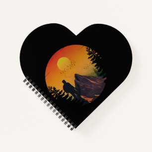 Camping Natur Sonnenuntergang Notizbuch
