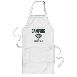Camping Natures Wifi Lange Schürze