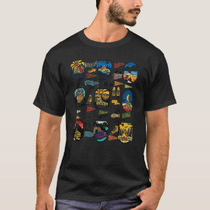 Camping Niedliche Wanderung Cool Wandern Ristorant T-Shirt