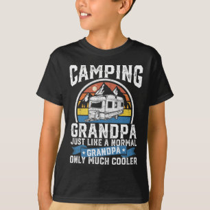 Camping-Opa Lustiger Camper RV Retro-Papa Outdoor T-Shirt