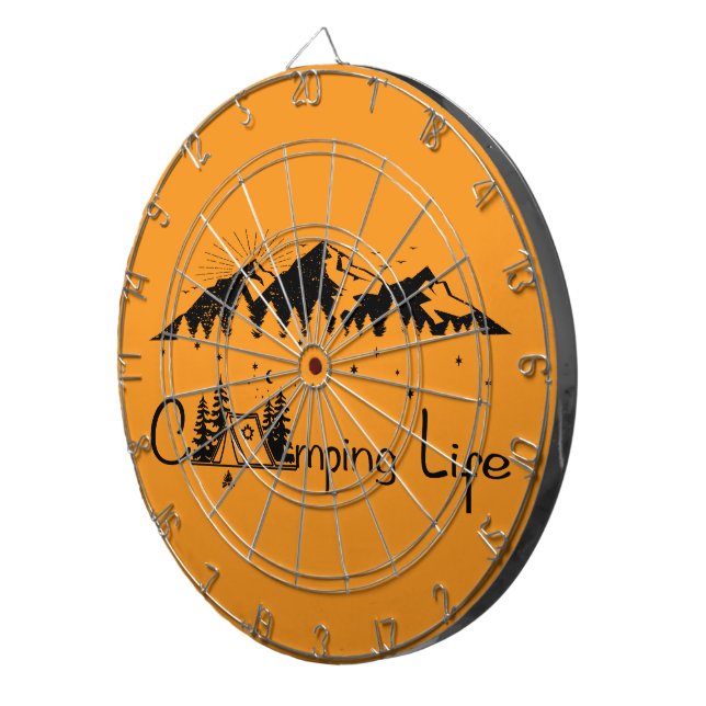 Camping-Outdoor Adventures-Dartboard Dartscheibe (Vorderseite rechts)