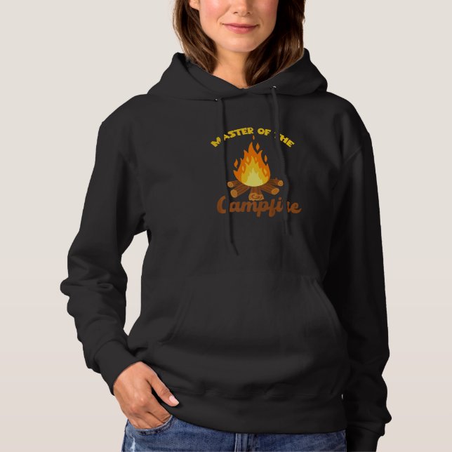 Camping Outdoor Designs Master Of The Campfire  2 Hoodie (Vorderseite)
