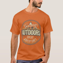 Camping Outdoor Great Adventures T - Shirt