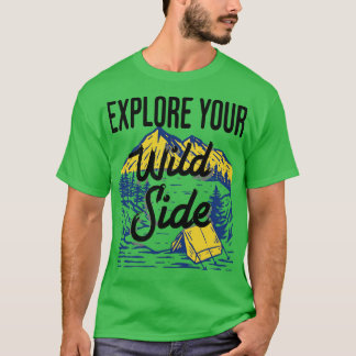 Camping Outdoor Slogan T-Shirt