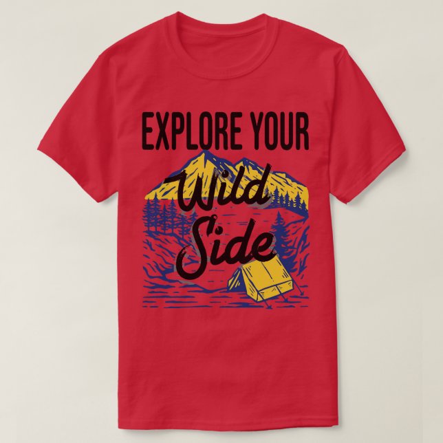 Camping Outr Slogan T-Shirt (Design vorne)