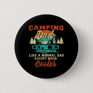 Camping Papa Pop-Up-Camper Rv-Anhänger Retro Vinta Button