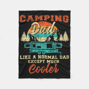 Camping Papa Pop-Up-Camper Rv-Anhänger Retro Vinta Fleecedecke
