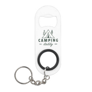 Camping Papa Vater Camper Vater lustig Mini Flaschenöffner