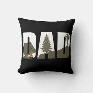 Camping Papa Wanderer Geschenk Kissen