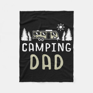 Camping Papa Wanderlust Natur Camper Sternengucker Fleecedecke