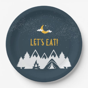 Camping Party Teller / Runde